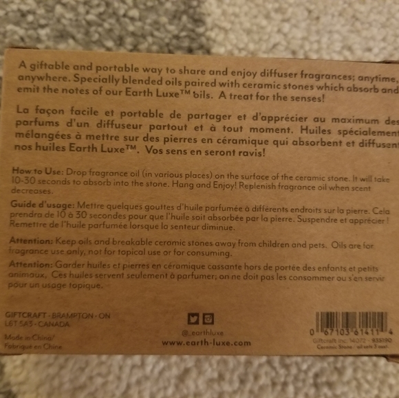 Earth Luxe Diffuser Stone Gift Set - Picture 5 of 5